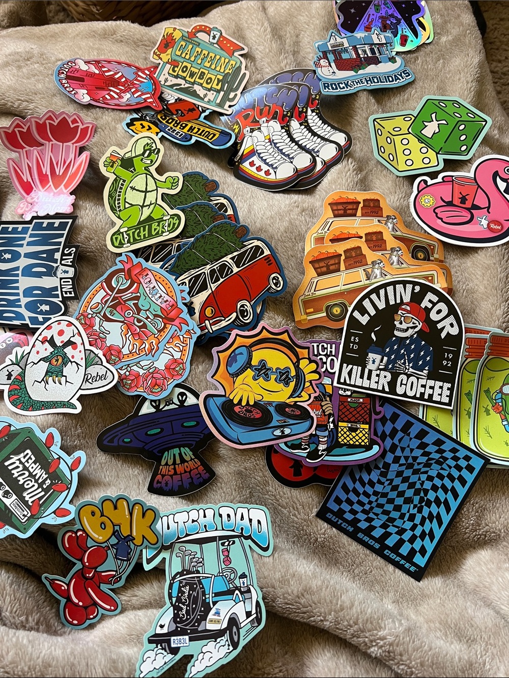 Dutch Bros Colorful Sticker Pack - Mystery pack 10 stickers!!